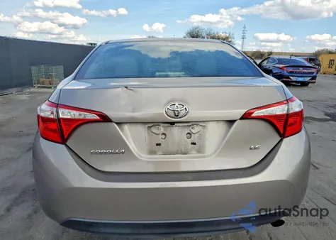 2016 Toyota Corolla L from USA, damaged, VIN 2T1BURHEXGC666705